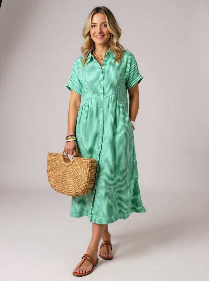 Fiona | Fashionable Striped Dress