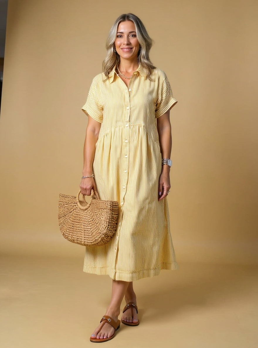 Fiona | Fashionable Striped Dress