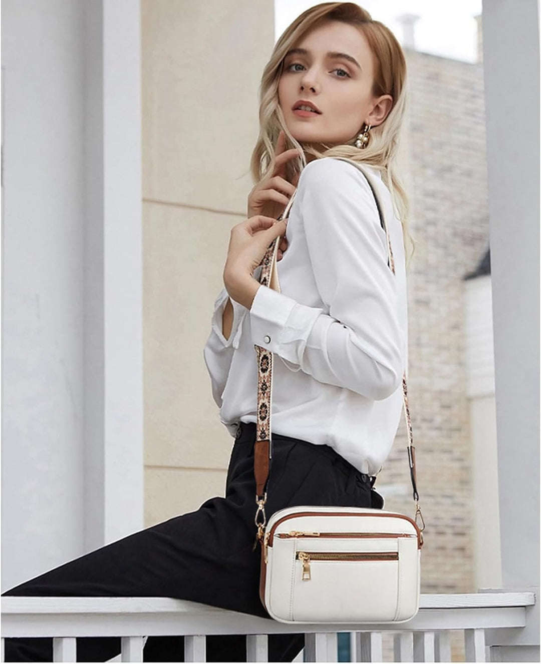 Karen | Refined Leather Shoulder Bag