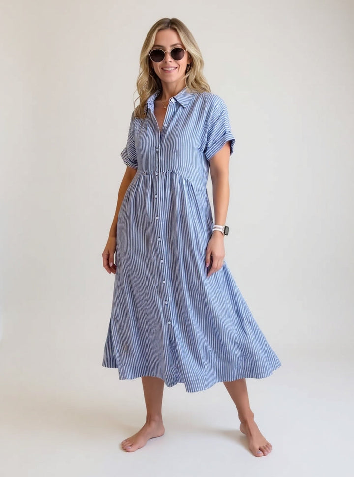 Fiona | Fashionable Striped Dress