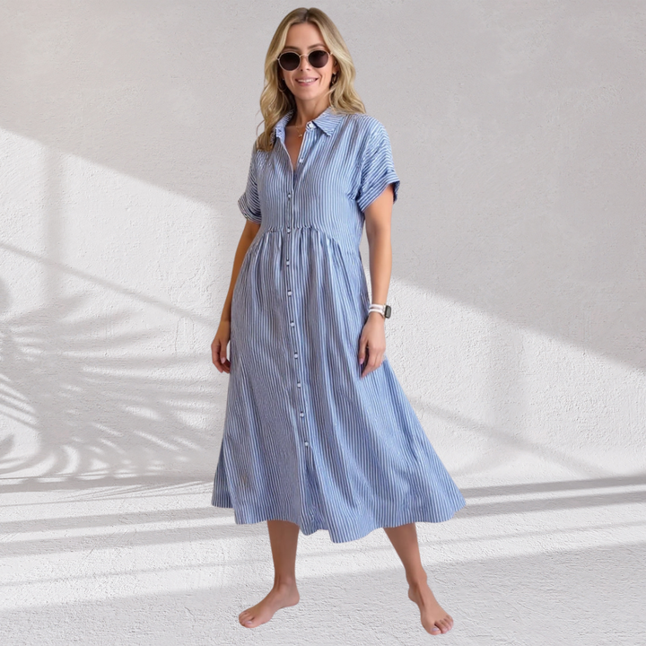 Fiona | Fashionable Striped Dress